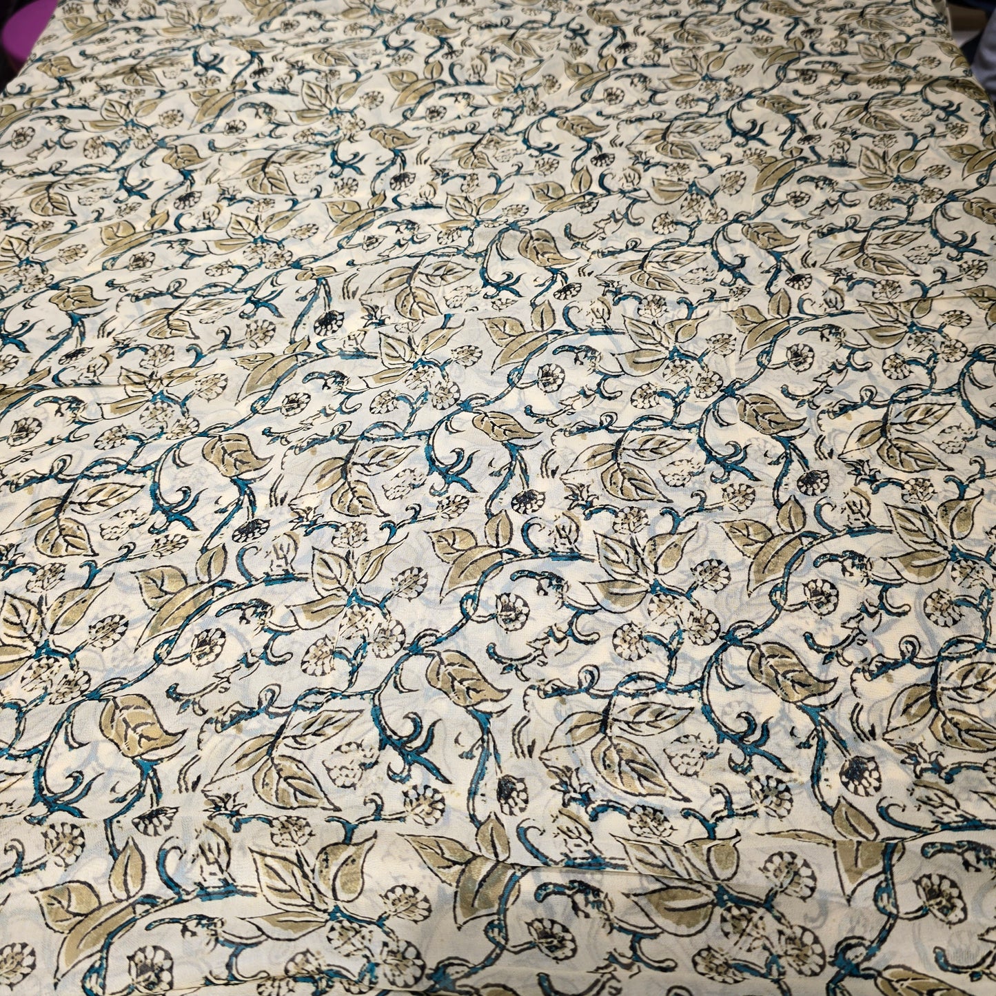 Georgette Fabric with Kalamkari Digital Print