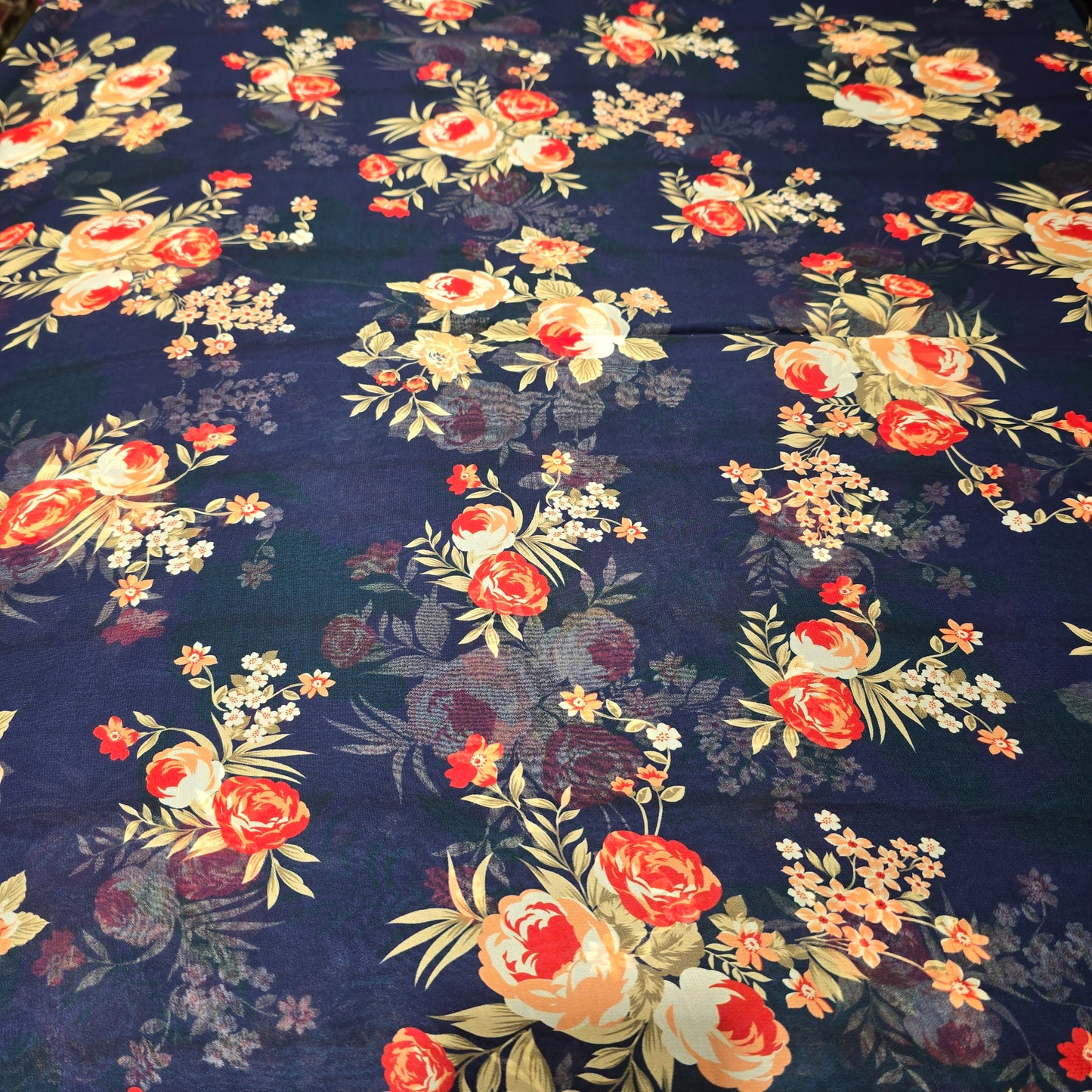 Georgette Floral Digital Print Fabric