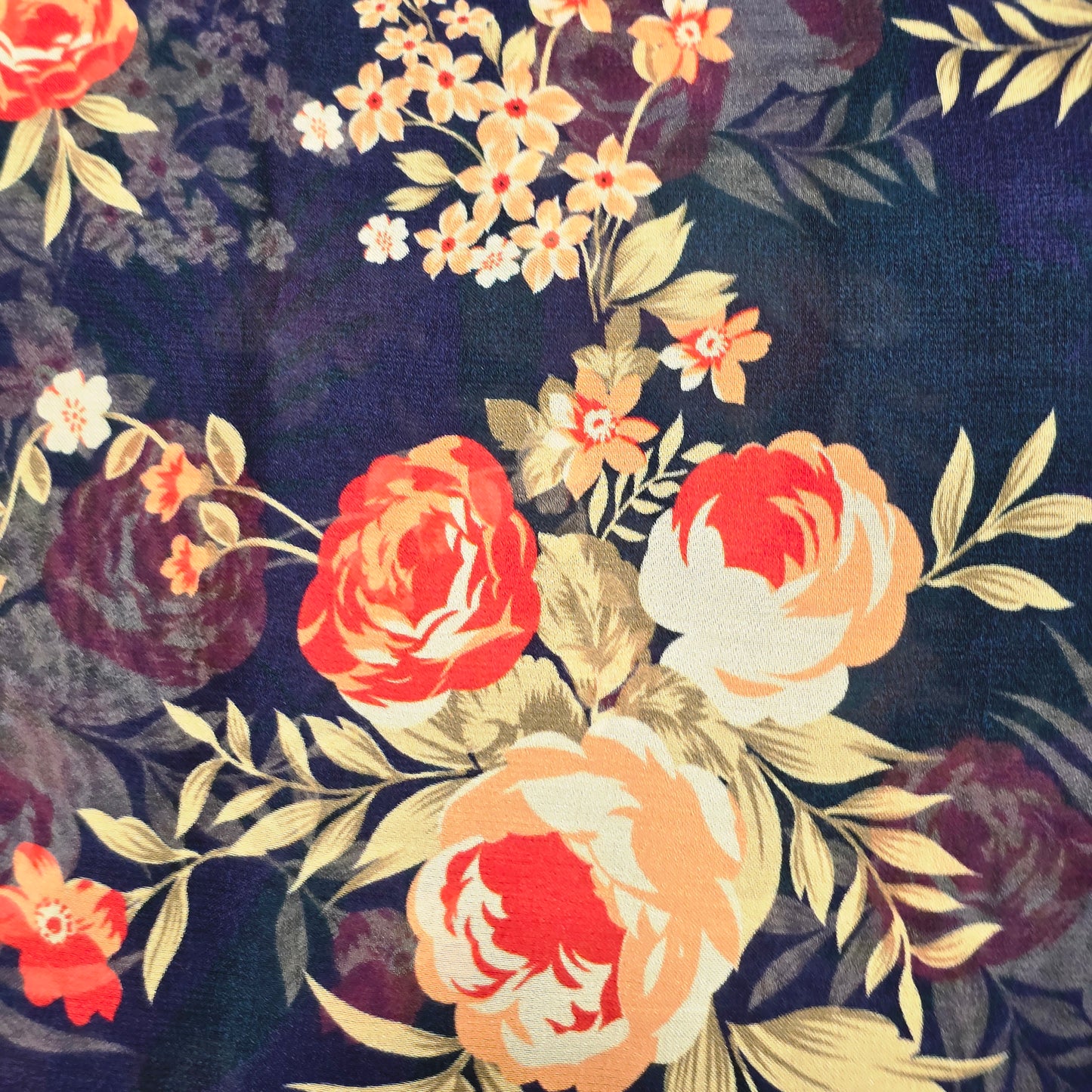 Georgette Floral Digital Print Fabric