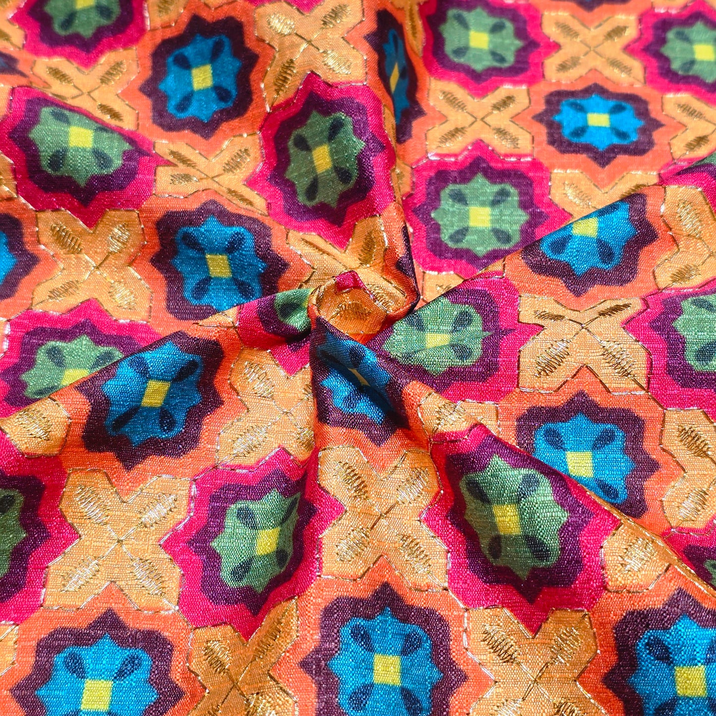 Raw Silk Fabric