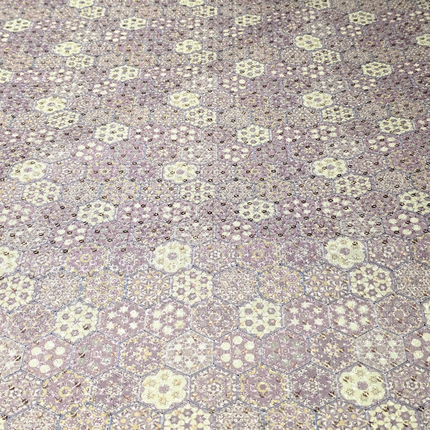 Poly Cotton Embroidered Fabric