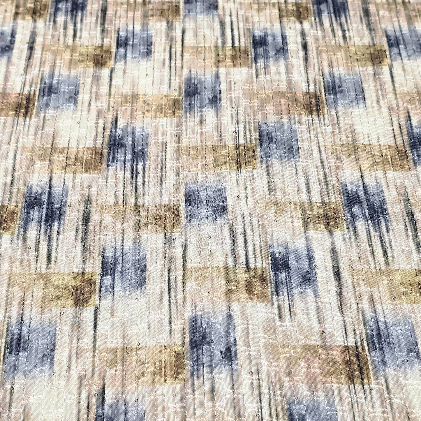 Rayon Embroidered Fabric