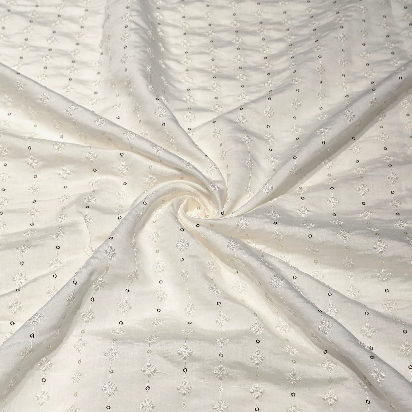 Roman Silk Embroidered Fabric