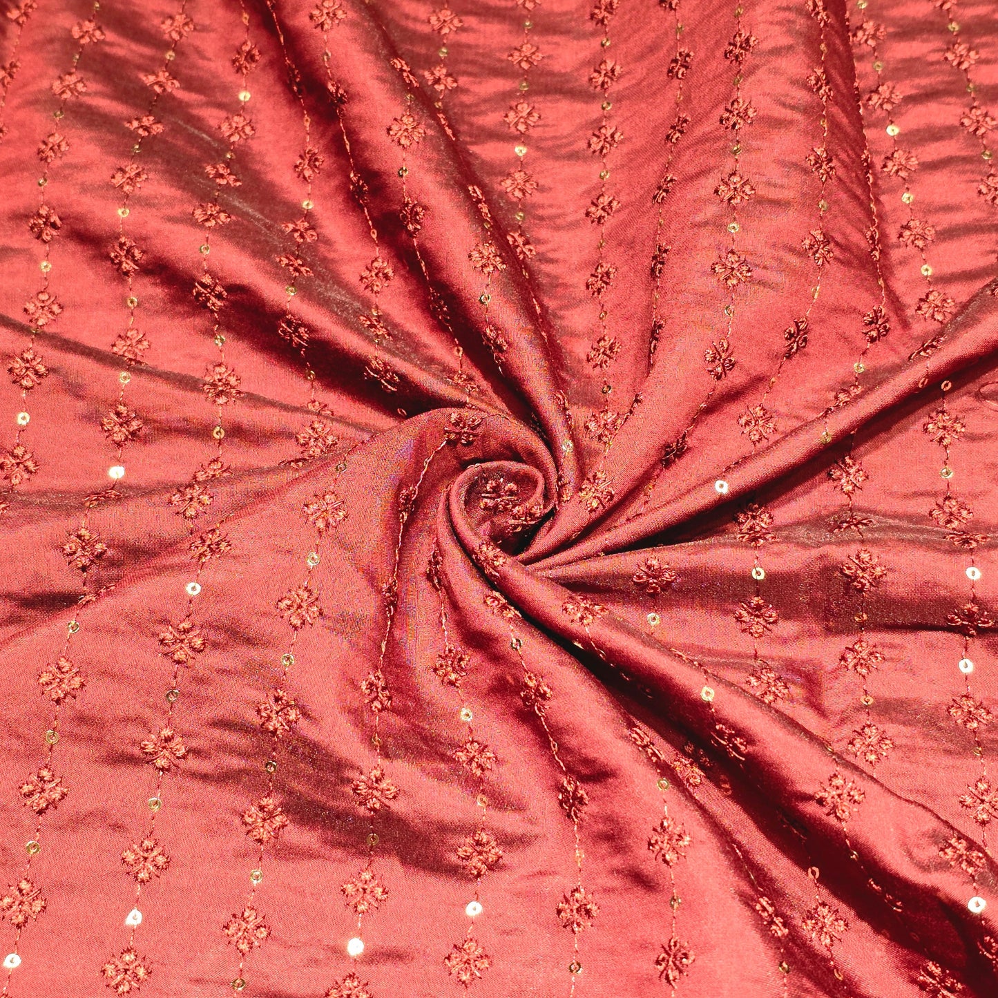 Roman Silk Embroidered Fabric