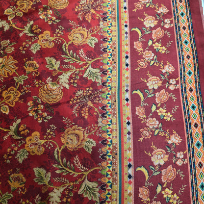 Art Silk Digital Print Fabric
