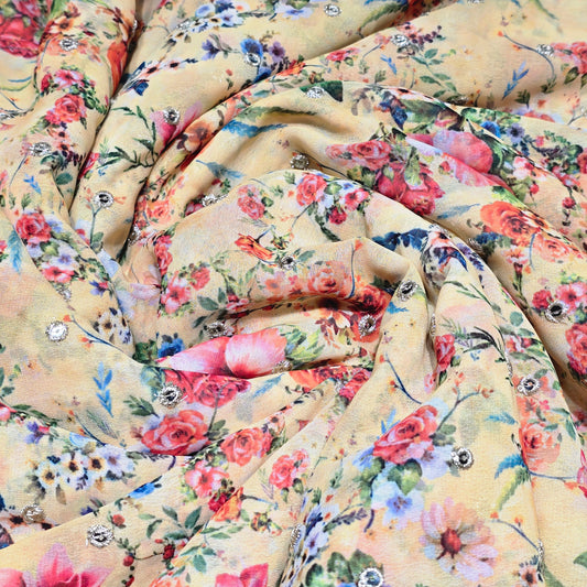 Georgette Digital Print Fabric