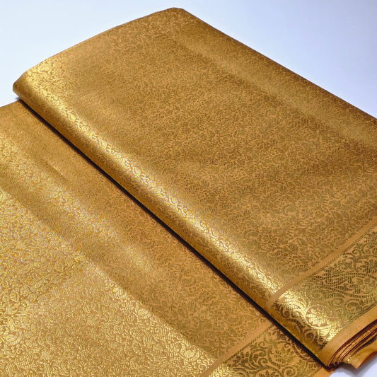 Art Silk Brocade with Border – 36" Width
