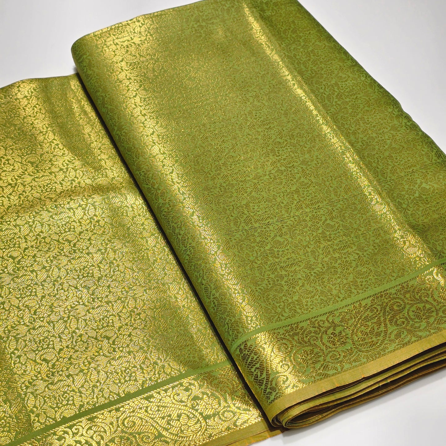 Art Silk Brocade with Border – 36" Width