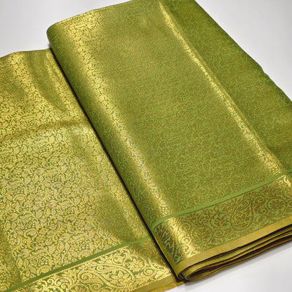 Art Silk Brocade with Border – 36" Width