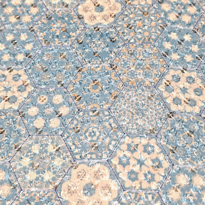 Poly Cotton Embroidered Fabric