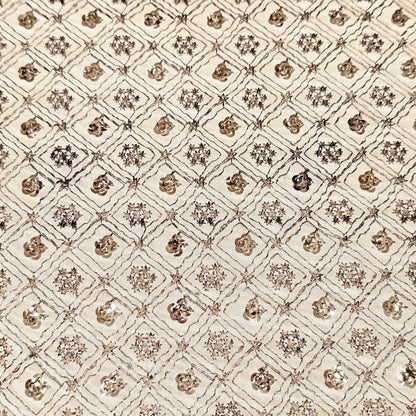 Poly Cotton Embroidered Fabric