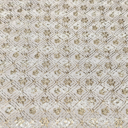 Poly Cotton Embroidered Fabric