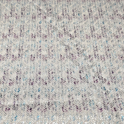 Poly Cotton Embroidered Fabric