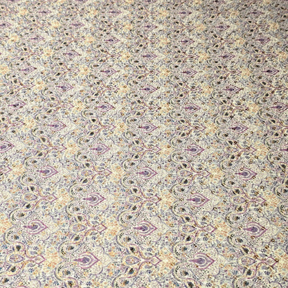 Poly Cotton Embroidered Fabric