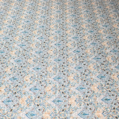 Poly Cotton Embroidered Fabric
