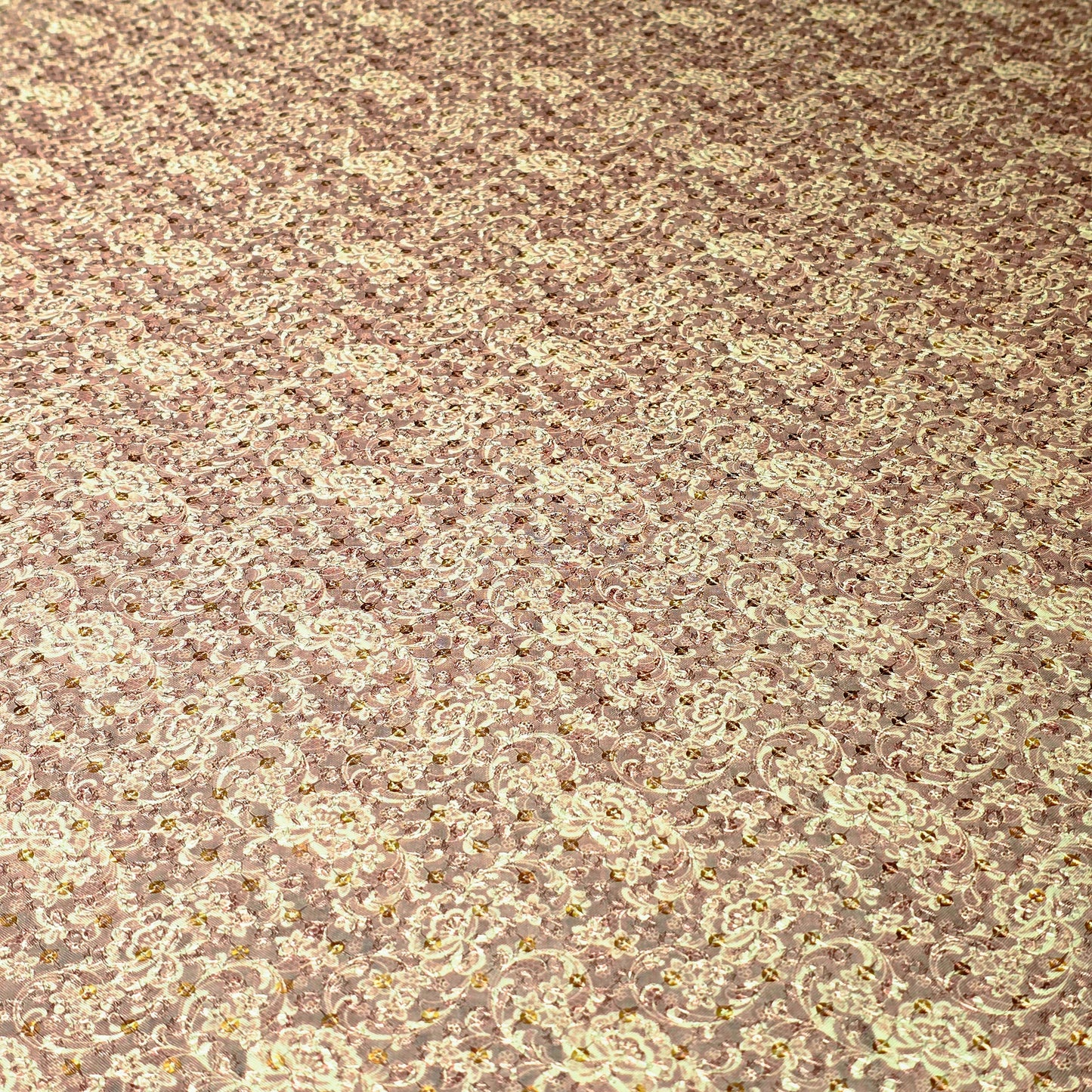Poly Cotton Embroidered Fabric