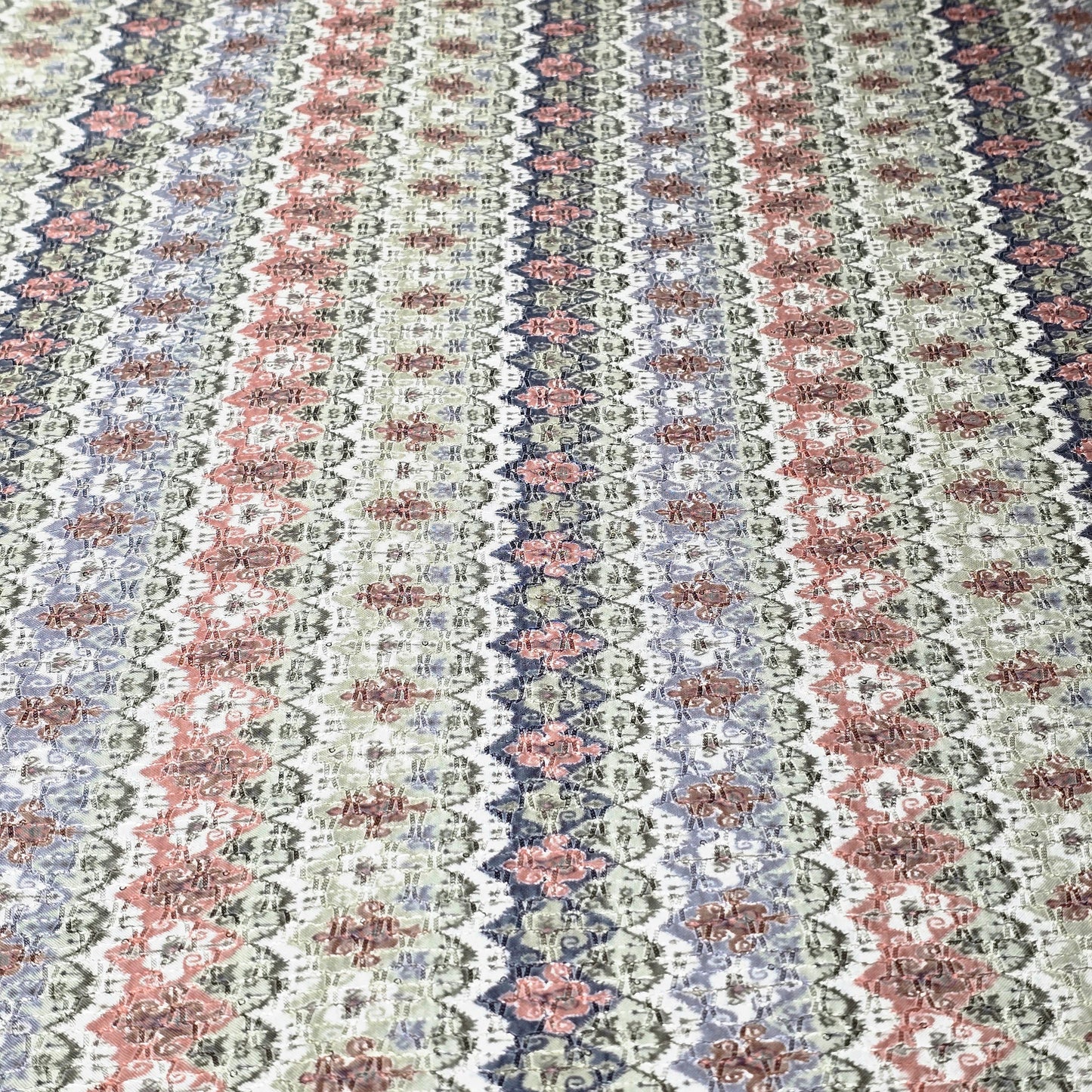 Rayon Embroidered Fabric