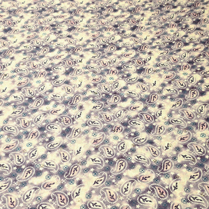 Poly Cotton Embroidered Fabric