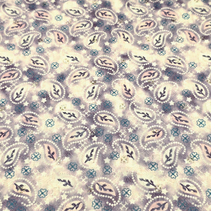 Poly Cotton Embroidered Fabric