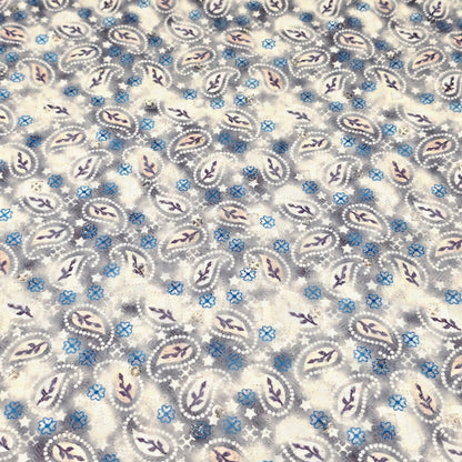 Poly Cotton Embroidered Fabric