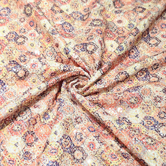 Rayon Embroidered Fabric