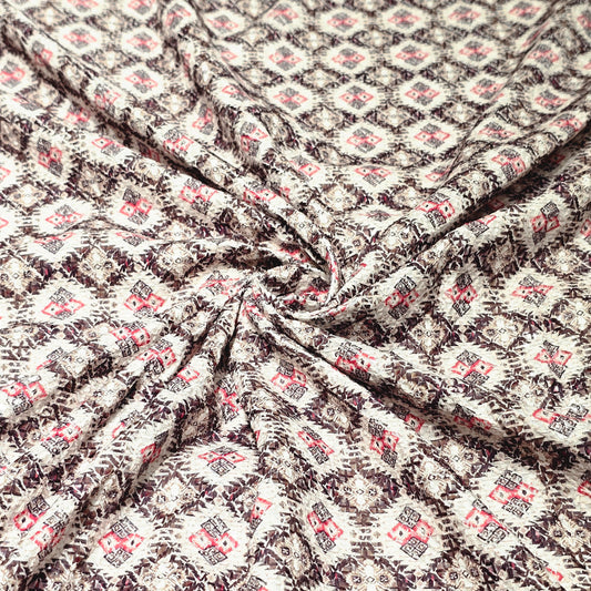 Rayon Embroidered Fabric