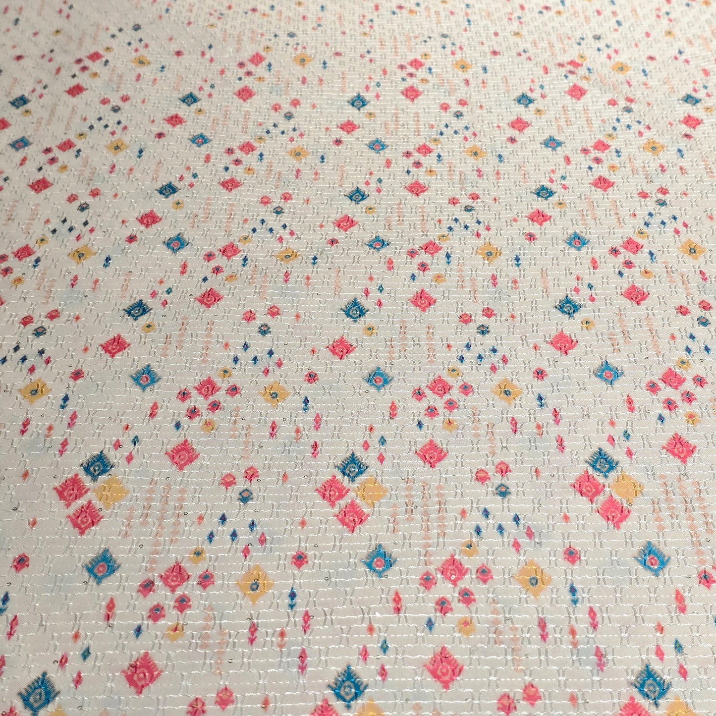 Rayon Embroidered Fabric