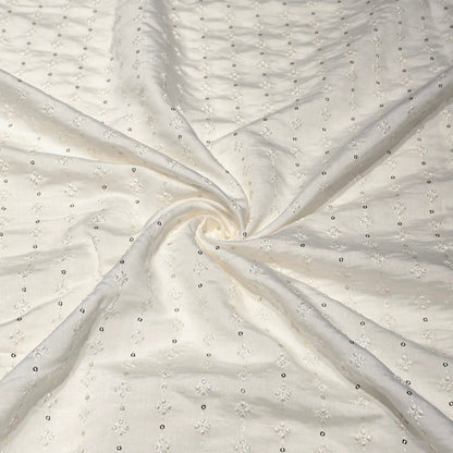 Roman Silk Embroidered Fabric