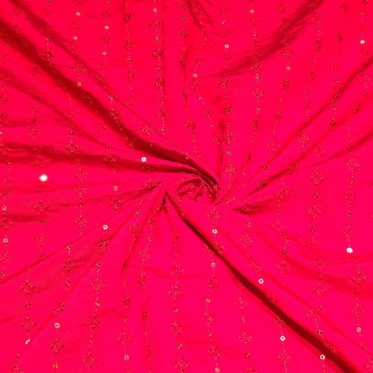 Roman Silk Embroidered Fabric