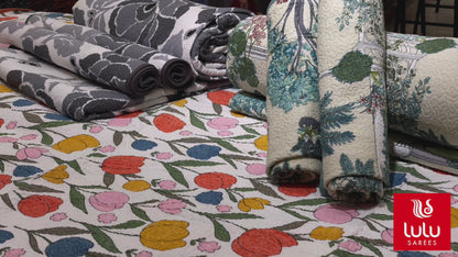 Pure Cotton bedspread with 2 Pillow case